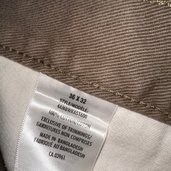 Men’s WindRiver Brown Denim Pants - Picture 3 of 4